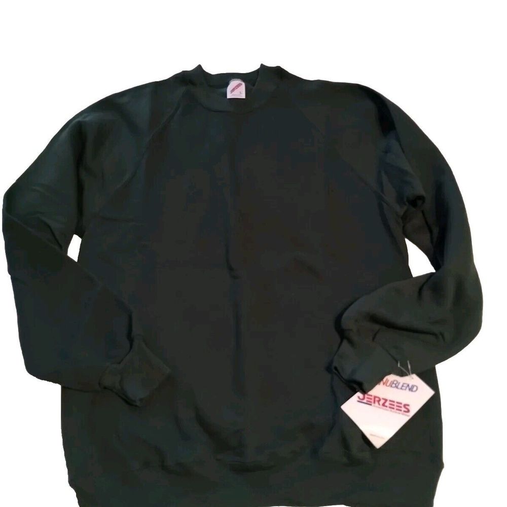 vintage jerzees sweatshirt blank new with tags large USA